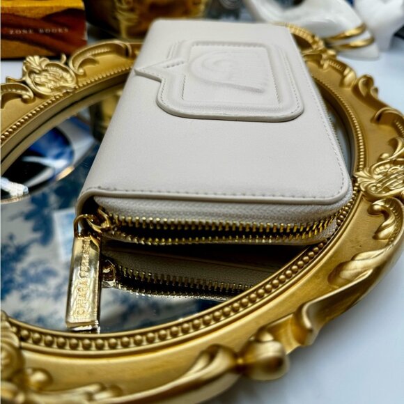 🆕 CHIARA FERRAGNI 🧿 BNIB Pastel Parchment Portafogli Wallet - Picture 10 of 16